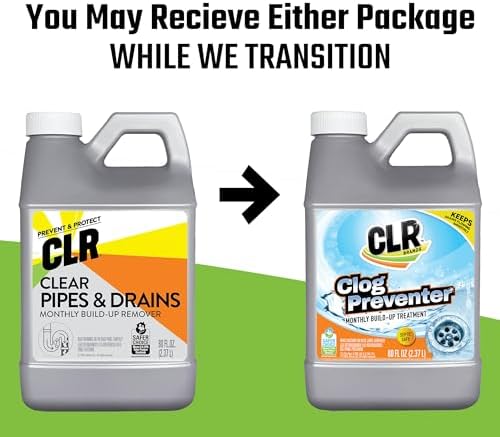 CLR Clog Preventer 80 Ounce Drain Cleaner
