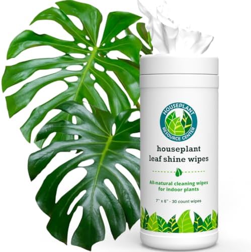 Houseplant Leaf Shine Cleaner Wipes - 30 Count