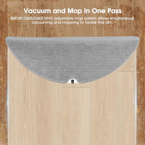 SHELIKI Replacement Mop Pads Board for D60S MAX