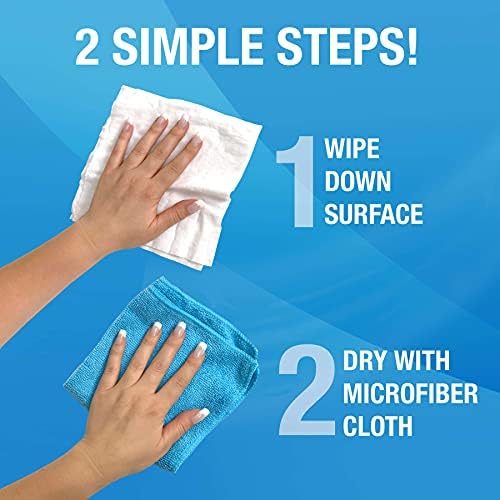 MiracleWipes for Glass - Streak Free 60 Count