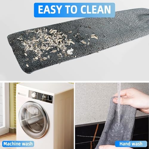 Retractable Gap Duster with 30-100 Inch Handle and 2 Microfiber Cloths