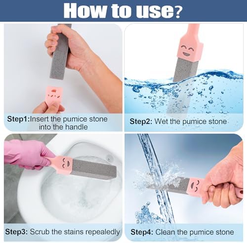 Navona 34-Pack Pumice Stones with Universal Handles