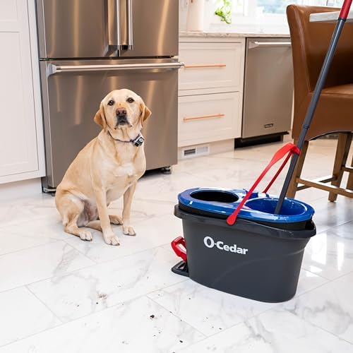 O-Cedar RinseClean Spin Mop Bucket with 2 Extra Heads