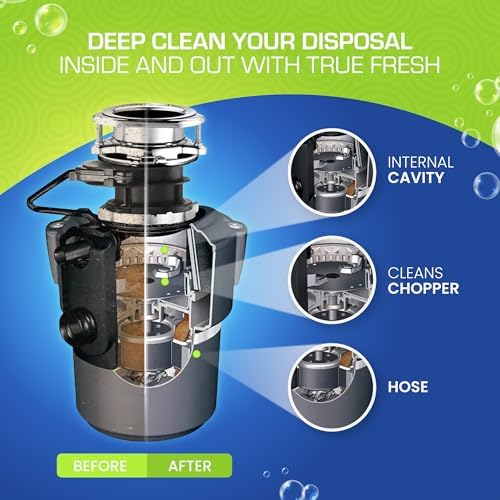 True Fresh Garbage Disposal Cleaner Powder 24-Pack
