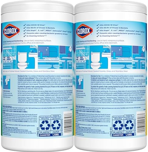 Clorox Disinfecting Wipes Value Pack 75 Count Pack of 2