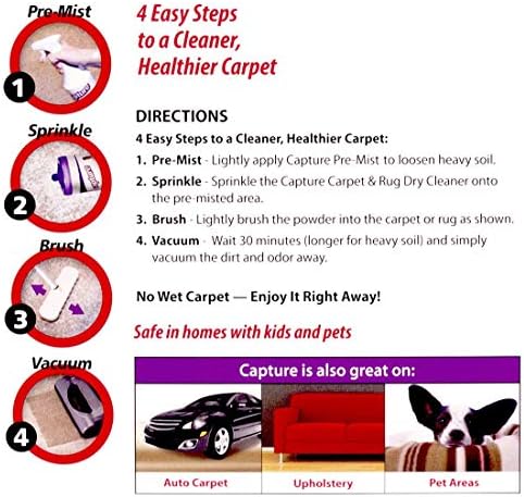 Capture Carpet Rug Dry Cleaner 25lb Bundle 1
