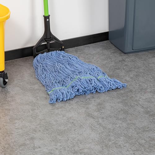 Restaurantware Mop Head Refill - 24 Ounce Cotton Blend Machine Washable 1