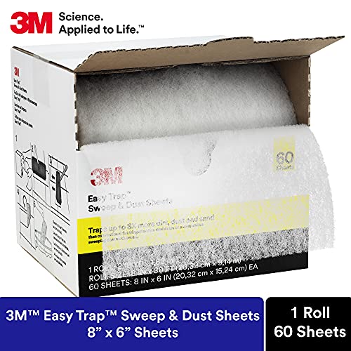 3M Easy Trap Sweep and Dust Sheets 8x6 1 Roll