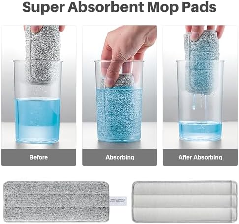 JOYMOOP Mop Bucket Set with Wringer 3 Microfiber Pads