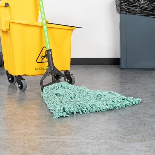 Restaurantware Mop Head Refill - 32 Ounce Cotton Blend Green
