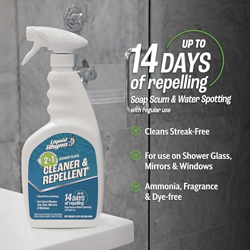 Danco Liquid Rhyno 2-in-1 Shower Glass Cleaner Repellent 1