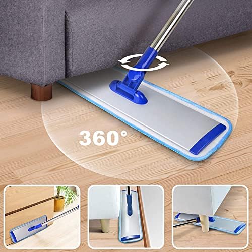 18 Microfiber Mop with Stainless Steel Handle