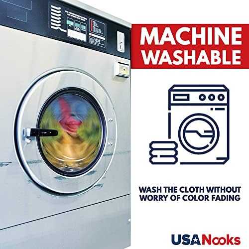 USANOOKS Microfiber Cleaning Cloths 12Pcs 125x125 Inch