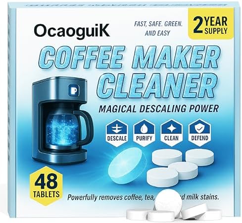 Coffee Machine Cleaner Descaler Tablets48 Count