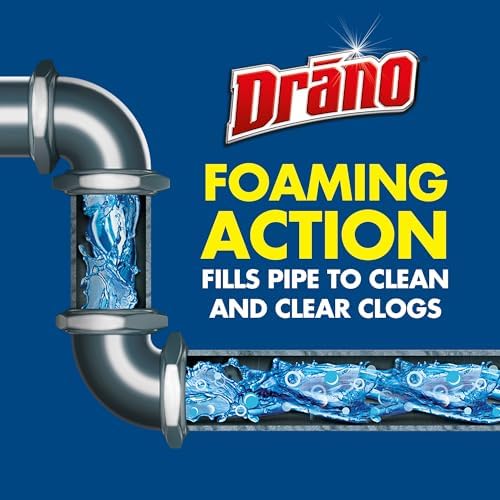 Drano Dual-Force Foamer Clog Remover 17 oz Pack of 5