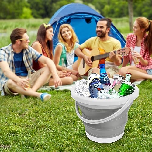 BIDFUL Collapsible Mop Bucket 5L 13 Gallon