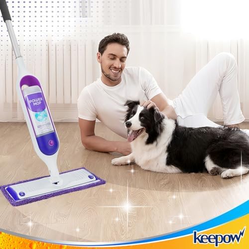 KEEPOW Reusable Power Mop Refill Pads - 6 Pack