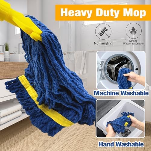 JEHONN Heavy Duty String Mop for Floor Cleaning