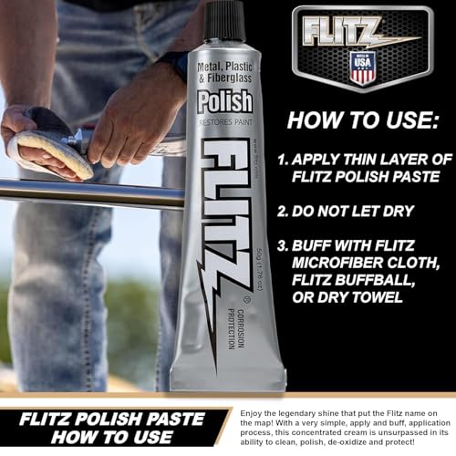 Flitz Multi-Purpose Metal Polish Paste - 176oz Tube