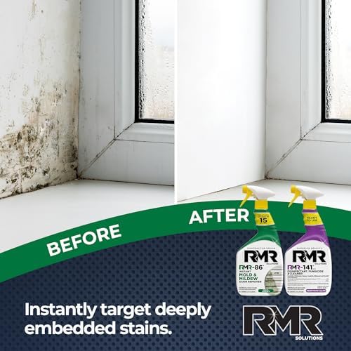 RMR Brands Mold Remover Bundle - 2 Bottles Disinfectant Stain Cleaner