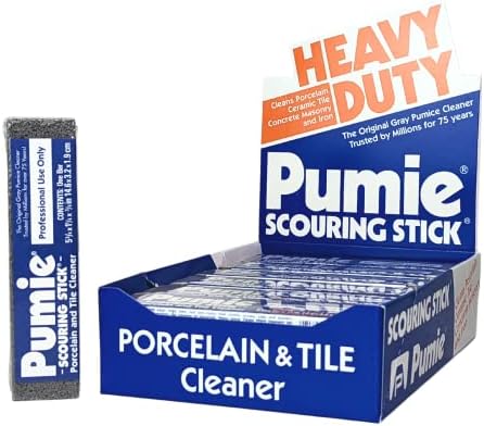 PUMIE Scouring Stick for Toilet Rings Hard Water Stains Pack of 12