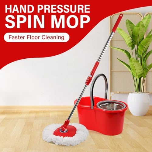 TAKTICK Spin Mop and Bucket with Wringer Set