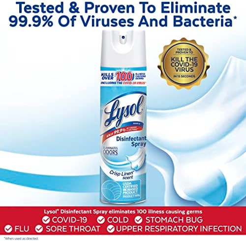 Lysol Disinfectant Spray and Air Sanitizer Bundle