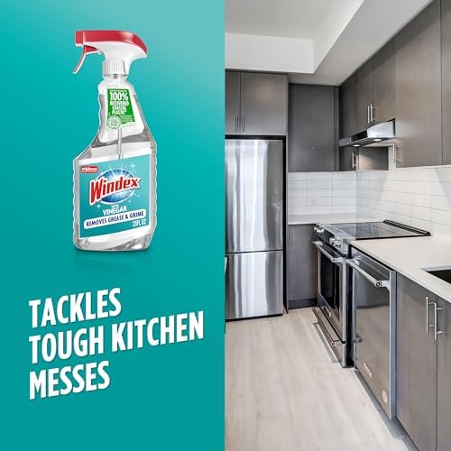Windex Vinegar Streak-Free Shine Glass Cleaner 23 Oz