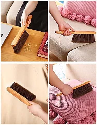 BSMstone Soft Bristles Hand Broom for Bed Sofa Furniture Clothes Car