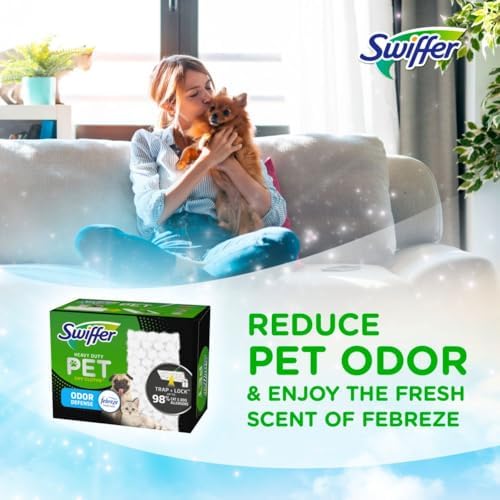 Swiffer 20-Pack Pet Dry Cloth Refills with Febreze Scent