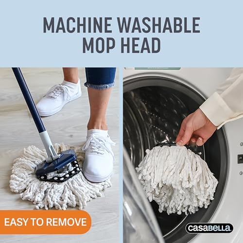 Casabella Spin Mop System with 2-Bucket and Refill 1