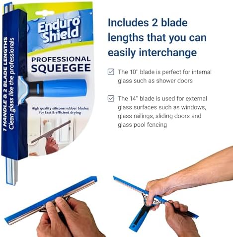 EnduroShield Glass Treatment Kit with Professional Squeegee