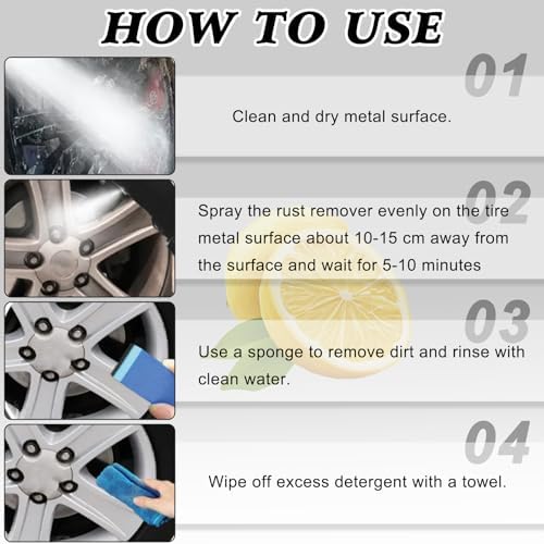 EOIRULA 2PCS Nexa Rust Remover Spray