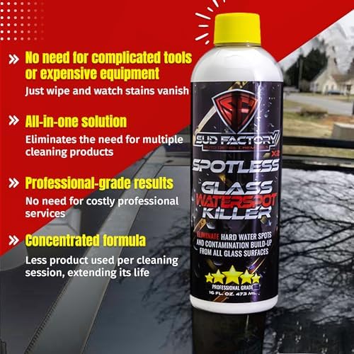 Spotless X2 Glass Water Spot Remover - 16oz