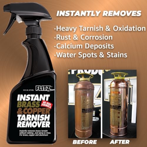 Flitz Instant Brass and Copper Tarnish Remover 16oz 1