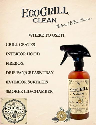 EcoGrill Clean - All-Natural Heavy Duty BBQ Smoker Cleaner