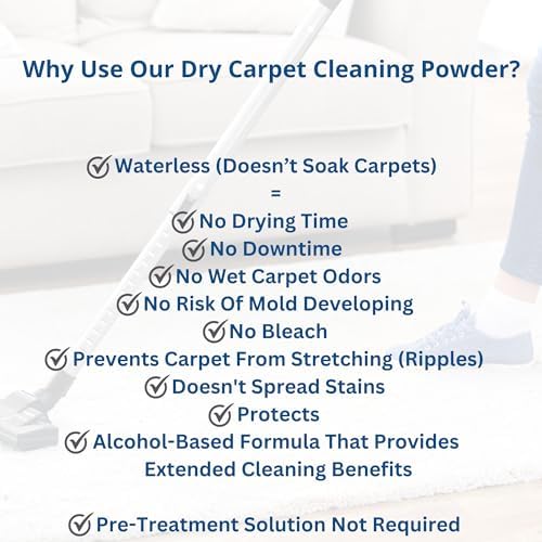 SaniClean Dry Carpet Rug Cleaning Powder