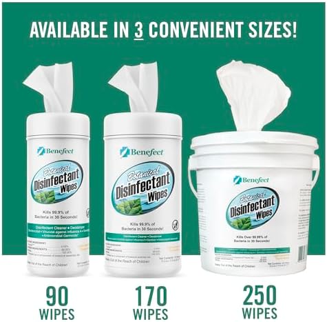 Benefect Botanical Disinfecting Wipes 90 Count