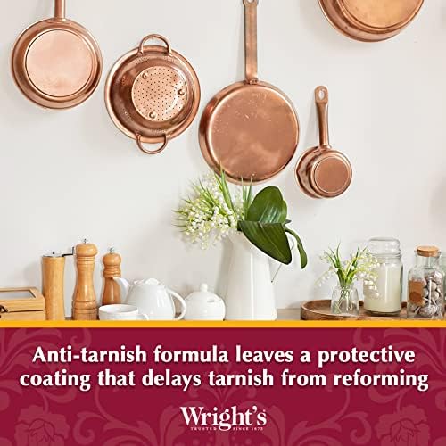 Wrights by Weiman Cream Copper and Brass Cleaner