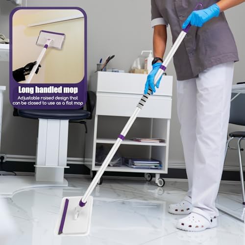 Wlich Baseboard Cleaner Tool with 60 Handle