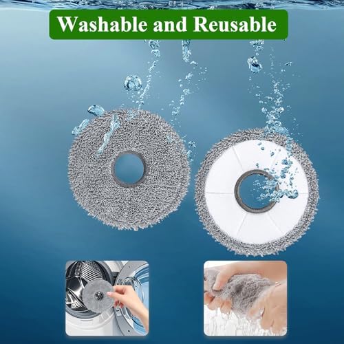 10 Pack Microfiber Mop Pads for Dreame Vacuums 1