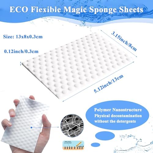 YeahWhee Magic Sponge Eraser Sheets 52Pcs