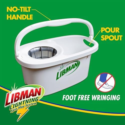 Libman Lightning Spin Mop System Plus 3 Refill Heads 1