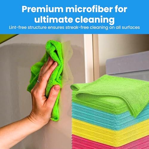 MIRACLEAN Microfiber Cleaning Cloth 12-Pack