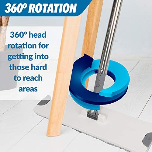X3 Mop with 3-Chamber Design and Reusable Pads