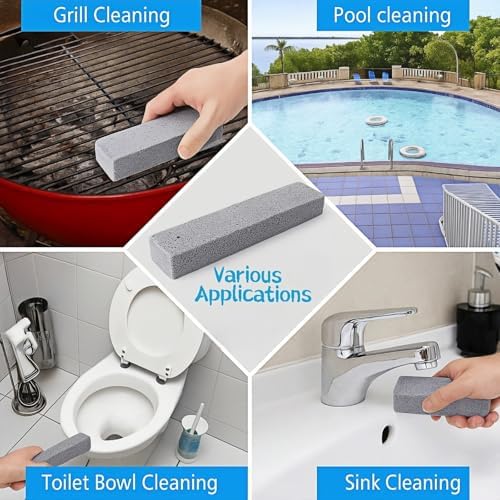 24 Pack Pumice Stones for Bathroom and Kitchen Cleaning