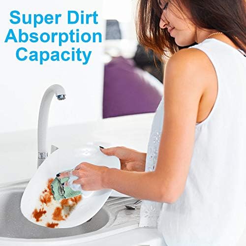 12PCS Reusable Double-Sided Microfiber Cleaning Cloths