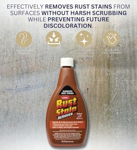 GROVE Whink Rust Stain Remover 16 oz with Microfiber Cloth 1