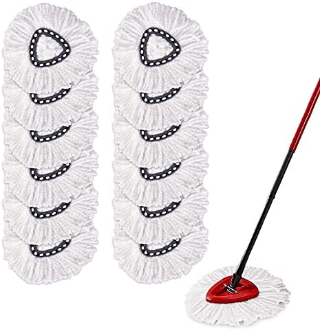 Yision 12PCS Microfiber Mop Replacement Heads
