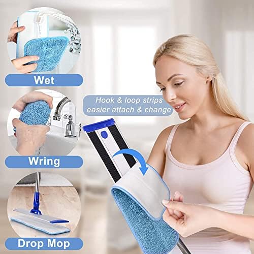 18 Microfiber Mop with Stainless Steel Handle